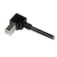 RIGHT ANGLE USB A TO B CABLE 3FT USB 2.0 PRINTER CABLE CORD