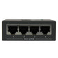 POE + MIDSPAN INJECTOR GIGABIT 4 PORT POWER OVER ETHERNET INJECTOR